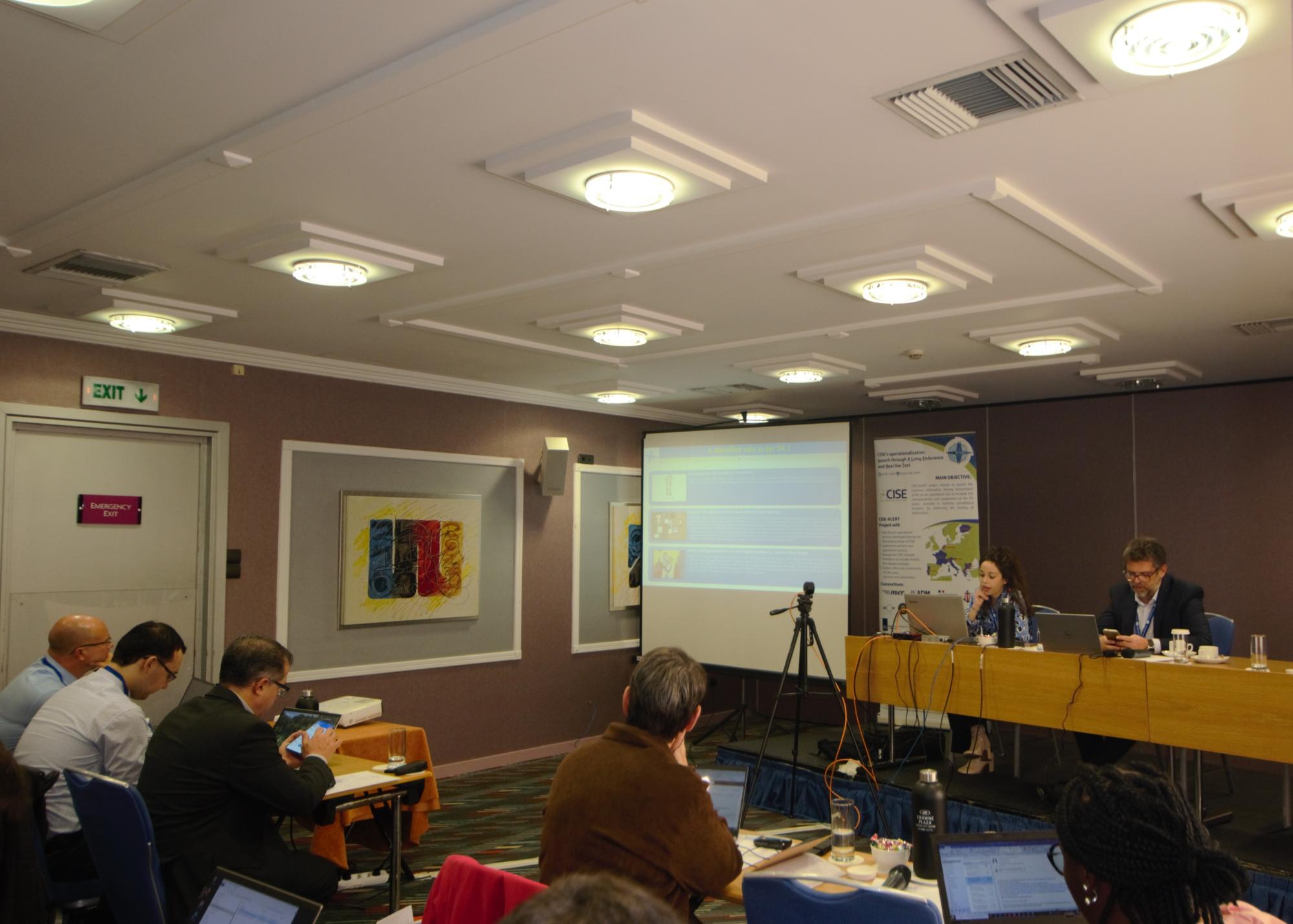 1st Review Meeting and 3rd Consortium Meeting of Project CISE-ALERT