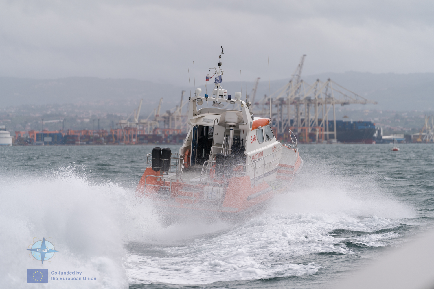 The Slovenian Maritime Administration organized CISE-ALERT national event and demonstrated first wider use of CISE services during international exercises at sea, Adriatic Sea SARex exercise 2024